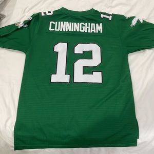Throwback Kelly Green Randall Cunningham #12 Philadelphia Eagles Jersey
